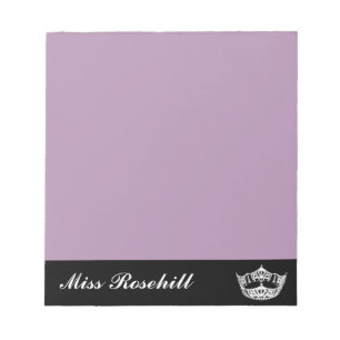 Pageant Crown & Titre Bloc-notes