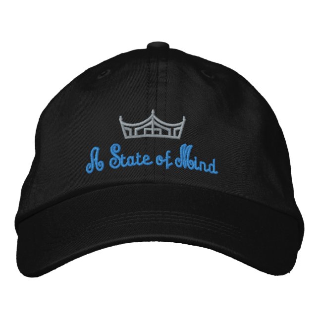Pageant Custom Embroidered Baseball Cap USA (Front)