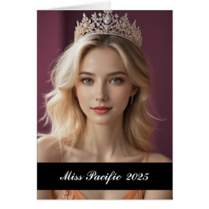 Pageant Custom Photo Card