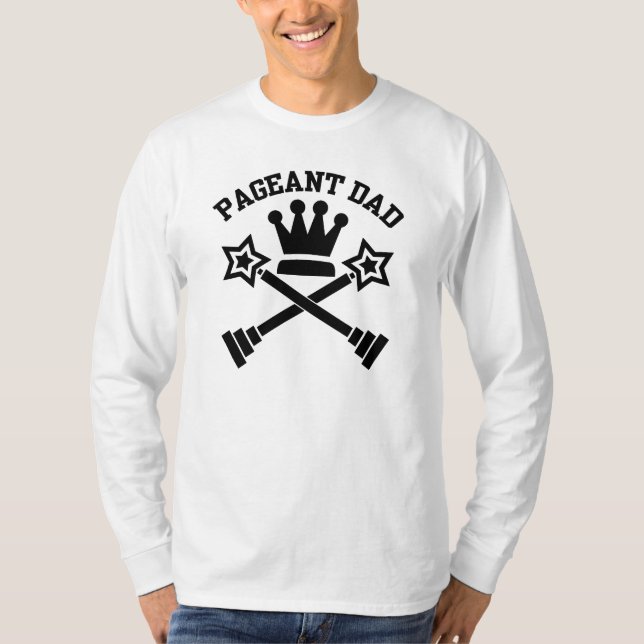 Pageant Dad Raglan T-Shirt (Front)