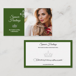 Pageant Essentials Business Card
