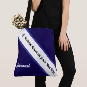 Pageant Essentials Custom Crown and Sash Tote