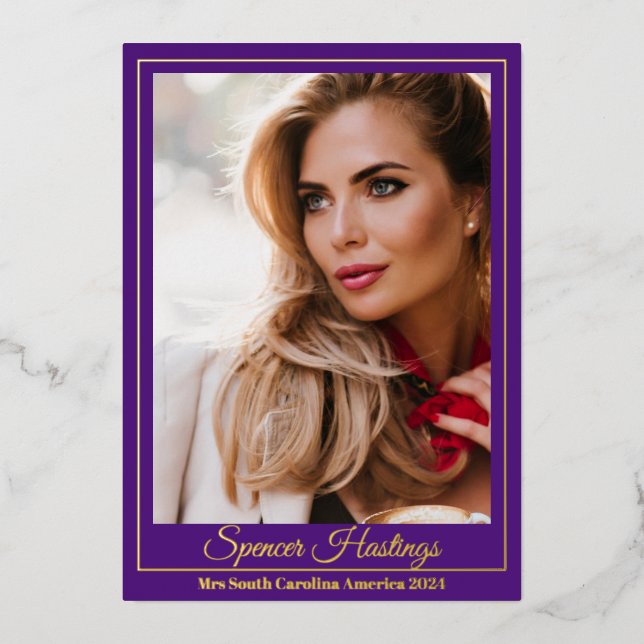 Pageant Essentials Promo Card | Real Foil  (Front)