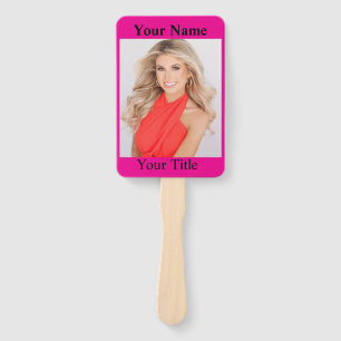 Pageant Fan - Pic on Stick!
