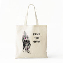 Pageant girl tote bag