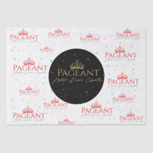 Pageant logo Christmas pattern Tissue Paper