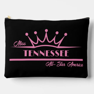 Pageant Makeup Case Pink & Black Pageants Accessory Pouch