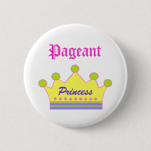 Pageant Princess 2 Inch Round Button