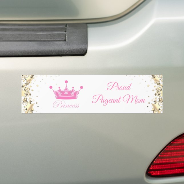 Pageant Princess Bumper Sticker (On Car)