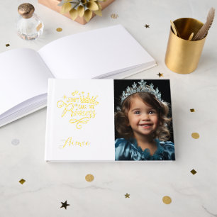 Pageant Princess Foil Guest Book