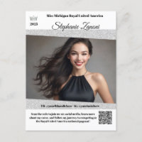 Pageant Promo Autograph Card | QR Code