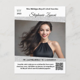 Pageant Promo Autograph Card | QR Code