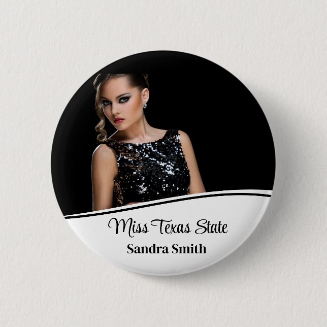 Pageant Queen  2 Inch Round Button (Front)