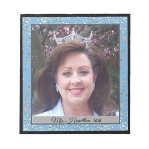 Pageant Queen Autograph Pad-Stardust Notepad