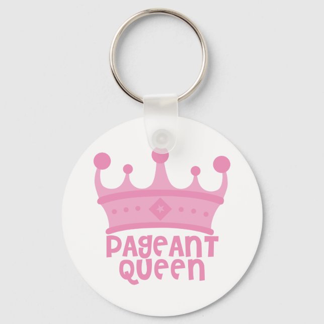 Pageant Queen Keychain (Front)