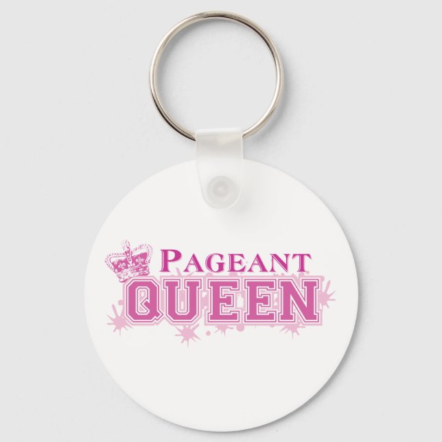 Pageant Queen Keychain (Front)