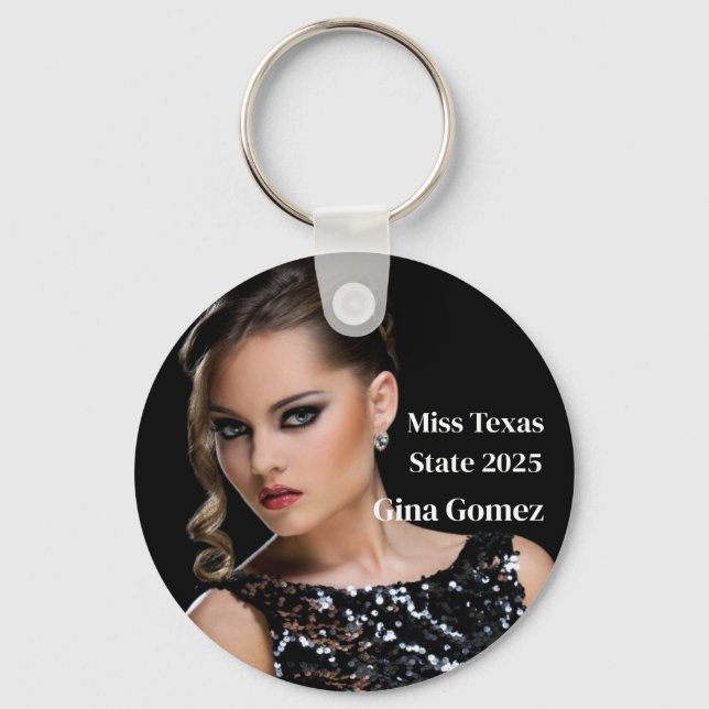Pageant Queen Keychain (Front)