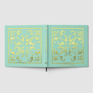 Pageant Real Foil Fairytale Scrolls Scrapbook Guest Book