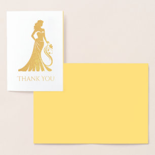 Pageant Royalty Thank You Card