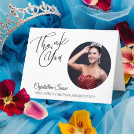 Pageant Thank You Cards | Personalize with Photo