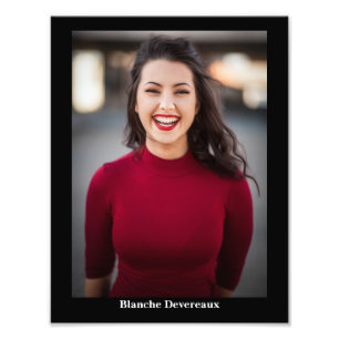 Pageants Modelling 8.5x11 Photogenic Headshot Photo Print