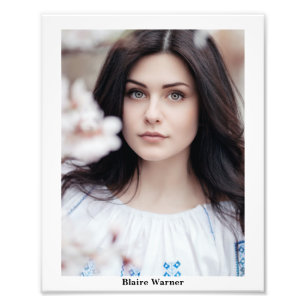 Pageants Modelling 8x10 Photogenic Headshot Photo Print