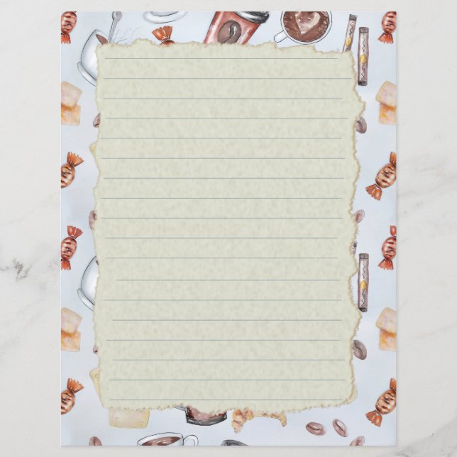 Pages de découpage de chapitre pour les Classeurs  (Devant)