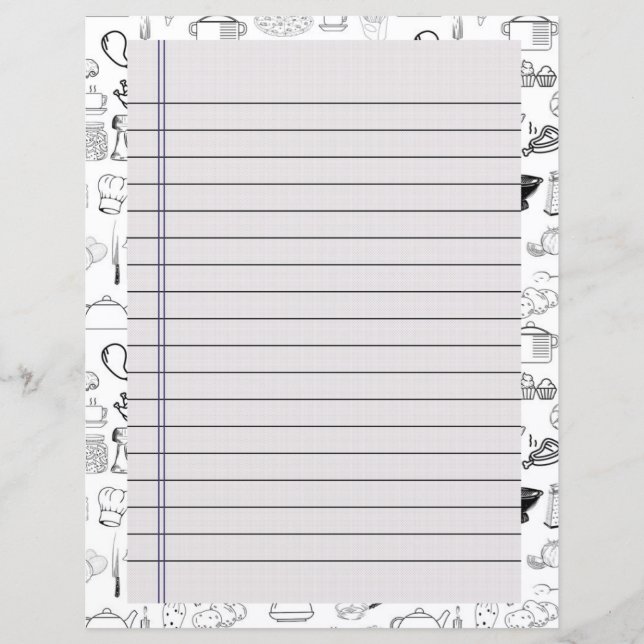 Pages de découpage de chapitre pour les Classeurs  (Devant)