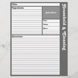 Pages de recette liées (Gris)