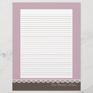 Pages de recettes de livre de cuisine Dreamy Vio