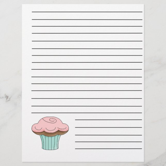 Pages du Classeur de recettes Cupcake (Devant)