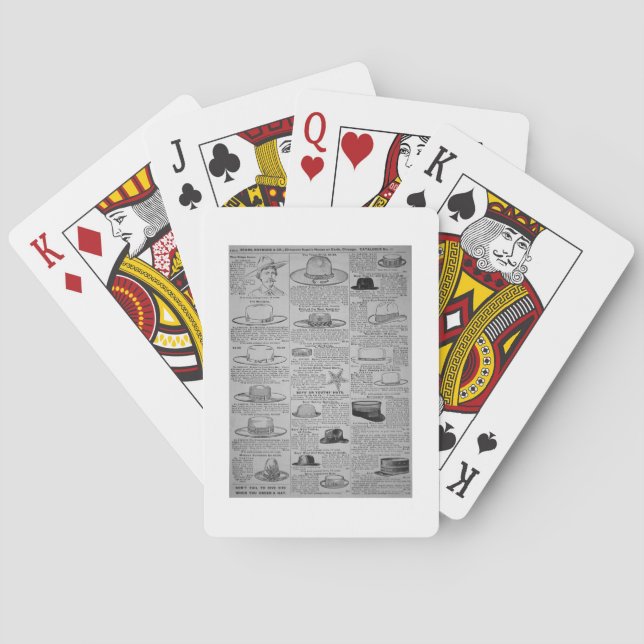 Pages from Sears, Roebuck of Chicago, catalogue of Playing Cards (Back)