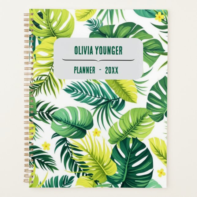 Pages Motifs - Monstera Personnalisée & Banana Lea (Devant)