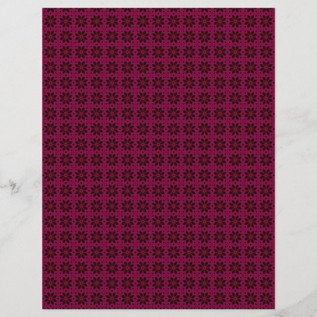 Pages papier papier du scrapbook de dentelle et fl (Devant)