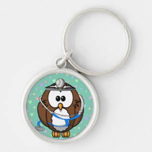 paging Doc Owl Keychain