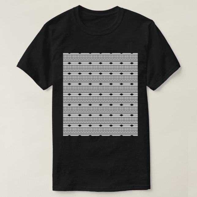Pagne Africain Contemporain Motif Traditionnel Eth T-Shirt (Design Front)