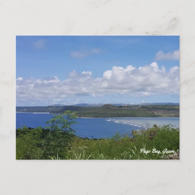Pago Bay Guam Postcard (Front)