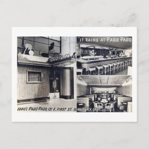Pago Pago Restaurant, Long Beach, CA Vintage Postcard