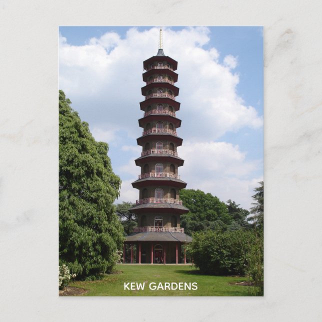 Pagoda at Kew Postcard (Front)