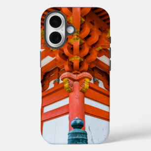 Pagoda bottom up perspective, Miyajima iPhone 16 Case