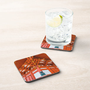 Pagoda bottom up perspective, Miyajima Coaster