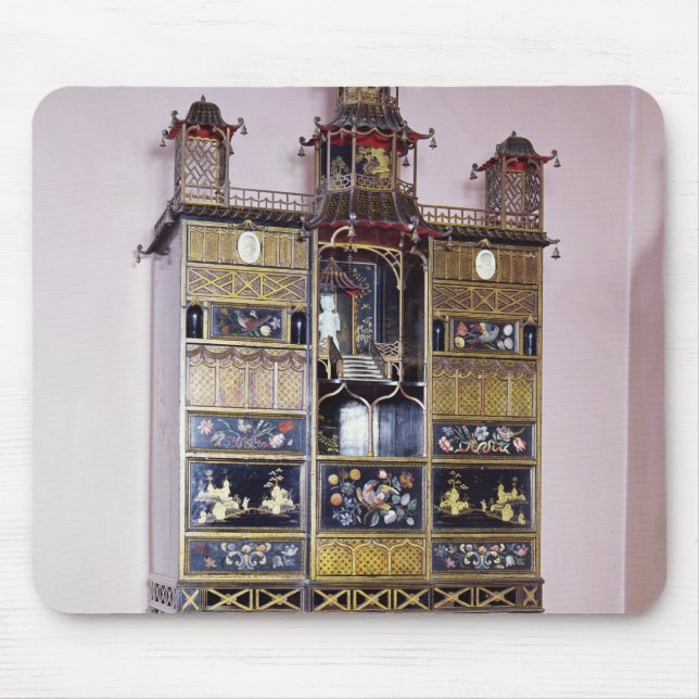 Pagoda cabinet in style of Thomas Chippendale Mouse Pad (Front)