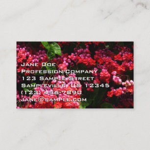 Pagoda Flowers Business Card