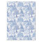 pagoda forest in blue