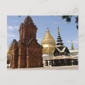 Pagoda in Myanmar Postcard
