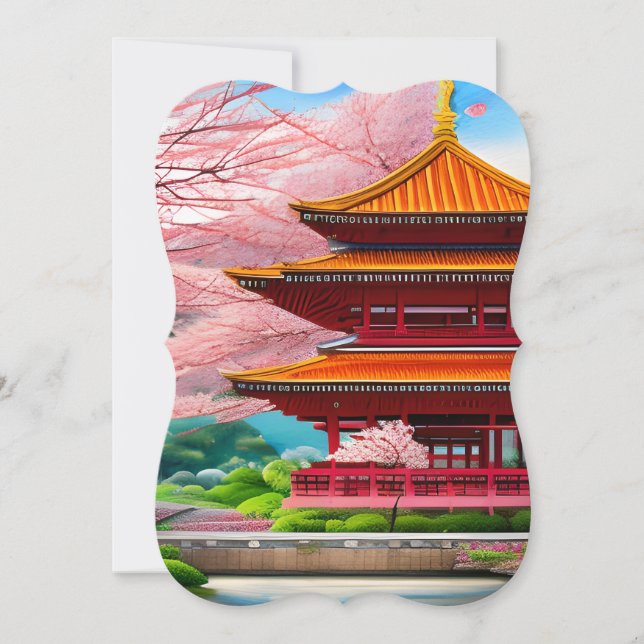 Pagoda Landscape Card (Front)