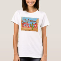 Pahrump Nevada Cartoon Desert Vintage Travel