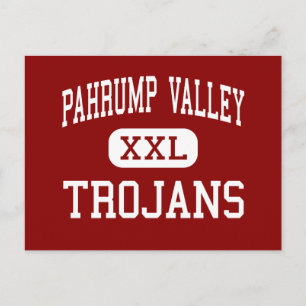 Pahrump Valley - Trojans - High - Pahrump Nevada Postcard