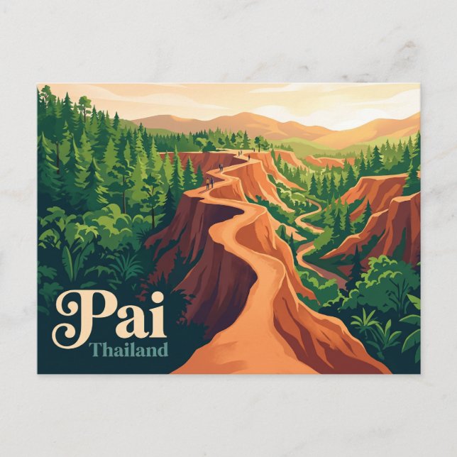 Pai Thailand Postcard (Front)