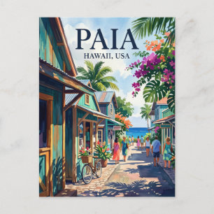 Paia USA Postcard